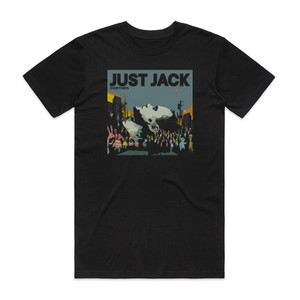Just Jack Overtones 1 Album Cover T-Shirt Black Just Jack Overtones 1 Album Cover T-Shirt Black