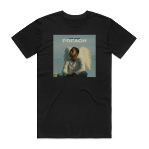 John Legend Preach Album Cover T-Shirt Black John Legend Preach Album Cover T-Shirt Black