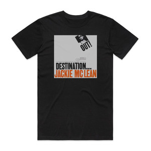 Jackie McLean Destination Out Album Cover T-Shirt Black Jackie McLean Destination Out Album Cover T-Shirt Black