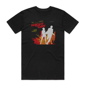 John Powell Knight And Day Album Cover T-Shirt Black John Powell Knight And Day Album Cover T-Shirt Black