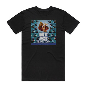 John Powell Ice Age The Meltdown Album Cover T-Shirt Black John Powell Ice Age The Meltdown Album Cover T-Shirt Black