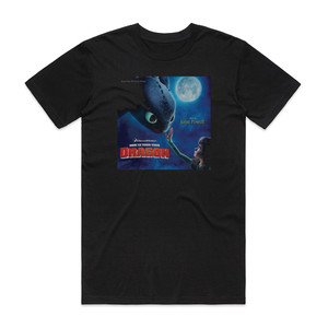 John Powell How To Train Your Dragon Album Cover T-Shirt Black John Powell How To Train Your Dragon Album Cover T-Shirt Black