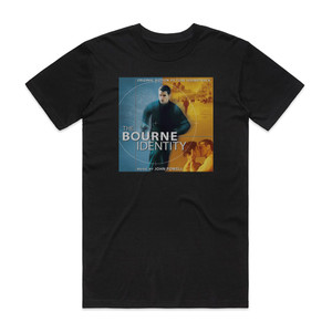 John Powell The Bourne Identity Album Cover T-Shirt Black John Powell The Bourne Identity Album Cover T-Shirt Black