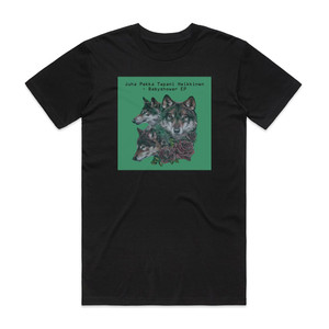 Juha Pekka Tapani Heikkinen Babyshower Album Cover T-Shirt Black