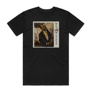 Joe Cocker Night Calls 1 Album Cover T-Shirt Black Joe Cocker Night Calls 1 Album Cover T-Shirt Black