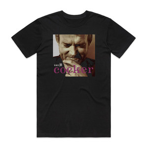 Joe Cocker The Best Of Joe Cocker Album Cover T-Shirt Black Joe Cocker The Best Of Joe Cocker Album Cover T-Shirt Black
