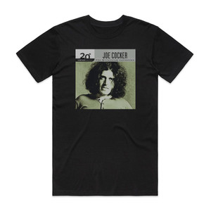 Joe Cocker 20Th Century Masters The Millennium Collection The Best Of J Album Cover T-Shirt Black Joe Cocker 20Th Century Masters The Millennium Collection The Best Of J Album Cover T-Shirt Black
