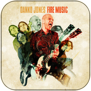 Danko Jones Fire Music Album Cover Sticker Danko Jones Fire Music Album Cover Sticker