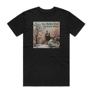 Jethro Tull The Jethro Tull Christmas Album Live Christmas At St Brides Album Cover T-Shirt Black Jethro Tull The Jethro Tull Christmas Album Live Christmas At St Brides Album Cover T-Shirt Black