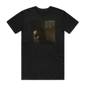 John Coltrane Quartet Ballads Album Cover T-Shirt Black John Coltrane Quartet Ballads Album Cover T-Shirt Black