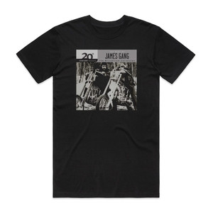 James Gang The Best Of James Gang 1 Album Cover T-Shirt Black James Gang The Best Of James Gang 1 Album Cover T-Shirt Black