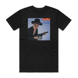 Johnny Winter Serious Business Album Cover T-Shirt Black