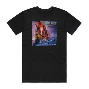 Jeff Russo Star Trek Discovery Season 2 Original Series Soundtrack Album Cover T-Shirt Black Jeff Russo Star Trek Discovery Season 2 Original Series Soundtrack Album Cover T-Shirt Black