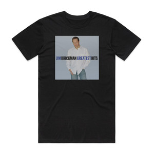 Jim Brickman Greatest Hits Album Cover T-Shirt Black Jim Brickman Greatest Hits Album Cover T-Shirt Black