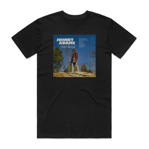 Johnny Adams Heart Soul Album Cover T-Shirt Black Johnny Adams Heart Soul Album Cover T-Shirt Black