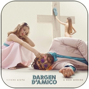 Dargen DAmico Vivere Aiuta A Non Morire Album Cover Sticker