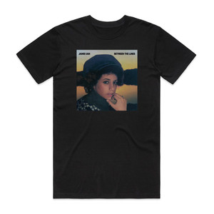 Janis Ian Between The Lines Album Cover T-Shirt Black