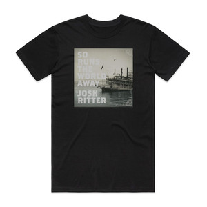 Josh Ritter So Runs The World Away Album Cover T-Shirt Black
