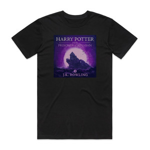 JK Rowling Harry Potter And The Prisoner Of Azkaban Album Cover T-Shirt Black JK Rowling Harry Potter And The Prisoner Of Azkaban Album Cover T-Shirt Black