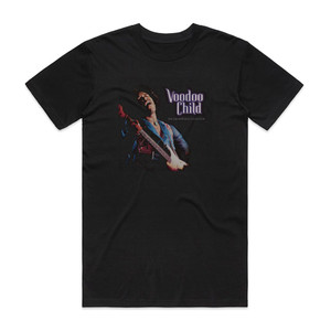 Jimi Hendrix Voodoo Child The Jimi Hendrix Collection Album Cover T-Shirt Black Jimi Hendrix Voodoo Child The Jimi Hendrix Collection Album Cover T-Shirt Black