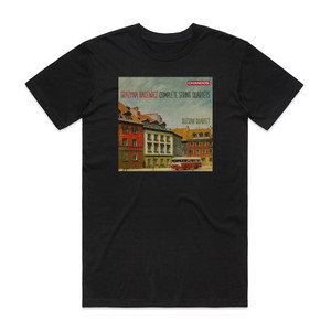 Kwartet Slaski Complete String Quartets Album Cover T-Shirt Black Kwartet Slaski Complete String Quartets Album Cover T-Shirt Black