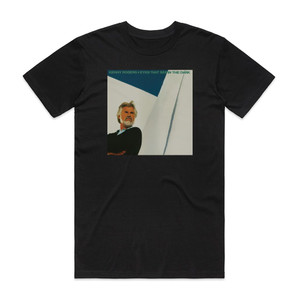 Kenny Rogers Eyes That See In The Dark Album Cover T-Shirt Black Kenny Rogers Eyes That See In The Dark Album Cover T-Shirt Black