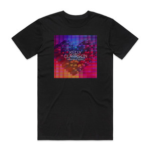 Kelly Clarkson Heartbeat Song Album Cover T-Shirt Black Kelly Clarkson Heartbeat Song Album Cover T-Shirt Black