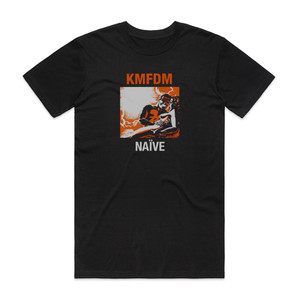 KMFDM Nave 1 Album Cover T-Shirt Black KMFDM Nave 1 Album Cover T-Shirt Black