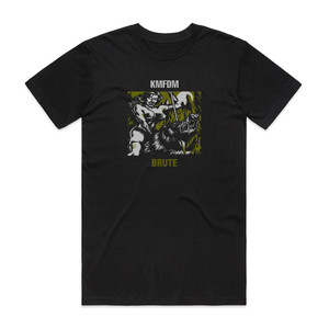 KMFDM Brute Album Cover T-Shirt Black KMFDM Brute Album Cover T-Shirt Black