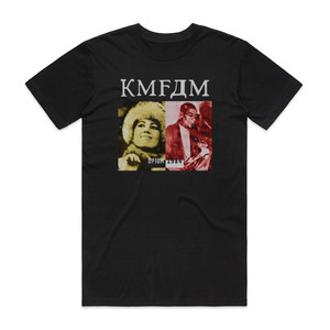 KMFDM Opium Album Cover T-Shirt Black KMFDM Opium Album Cover T-Shirt Black