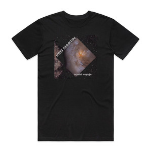 Ken Martin Crystal Voyage Album Cover T-Shirt Black Ken Martin Crystal Voyage Album Cover T-Shirt Black