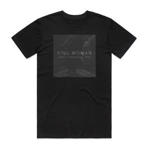 King Woman Dove Fond Affections Album Cover T-Shirt Black King Woman Dove Fond Affections Album Cover T-Shirt Black
