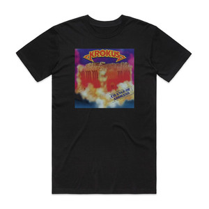 Krokus Change Of Address Album Cover T-Shirt Black