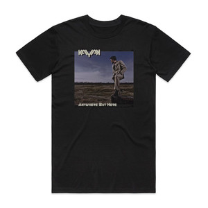 Kayak Anywhere But Here Album Cover T-Shirt Black Kayak Anywhere But Here Album Cover T-Shirt Black