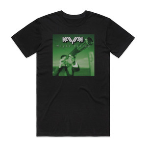 Kayak Night Vision Album Cover T-Shirt Black Kayak Night Vision Album Cover T-Shirt Black