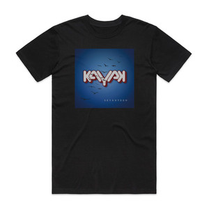 Kayak Seventeen Album Cover T-Shirt Black Kayak Seventeen Album Cover T-Shirt Black