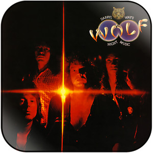 Darryl Ways Wolf Night Music Album Cover Sticker