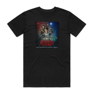 Kyle Dixon Stranger Things Vol 2 A Netflix Original Series Soundtrack Album Cover T-Shirt Black Kyle Dixon Stranger Things Vol 2 A Netflix Original Series Soundtrack Album Cover T-Shirt Black