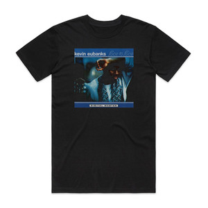 Kevin Eubanks Face To Face Album Cover T-Shirt Black Kevin Eubanks Face To Face Album Cover T-Shirt Black
