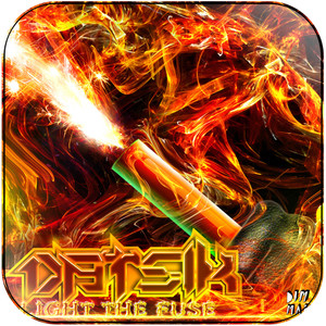 Datsik Light The Fuse Album Cover Sticker Datsik Light The Fuse Album Cover Sticker