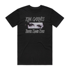 Kim Carnes Bette Davis Eyes Album Cover T-Shirt Black Kim Carnes Bette Davis Eyes Album Cover T-Shirt Black