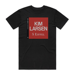 Kim Larsen 5 Eifel Album Cover T-Shirt Black