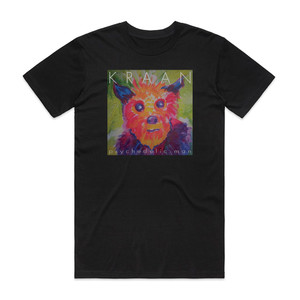 Kraan Psychedelic Man Album Cover T-Shirt Black Kraan Psychedelic Man Album Cover T-Shirt Black