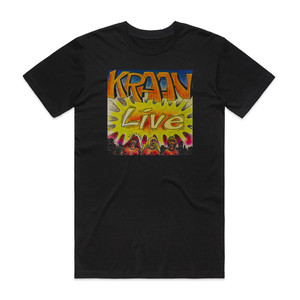 Kraan Live Album Cover T-Shirt Black Kraan Live Album Cover T-Shirt Black