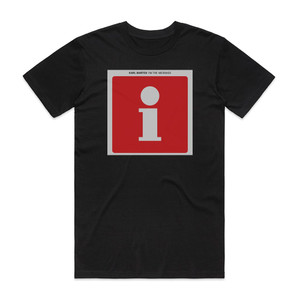 Karl Bartos Im The Message Album Cover T-Shirt Black Karl Bartos Im The Message Album Cover T-Shirt Black