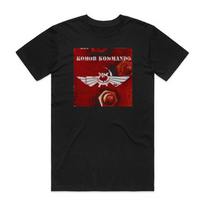 Komor Kommando Oil Steel Rhythm Album Cover T-Shirt Black Komor Kommando Oil Steel Rhythm Album Cover T-Shirt Black