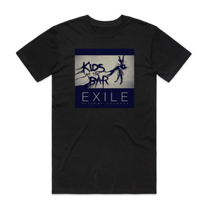 Kids at the Bar Exile Album Cover T-Shirt Black Kids at the Bar Exile Album Cover T-Shirt Black