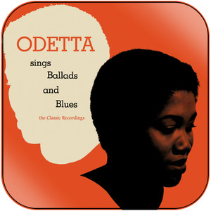 Odetta Sings Ballads And Blues Album Cover Sticker Odetta Sings Ballads And Blues Album Cover Sticker