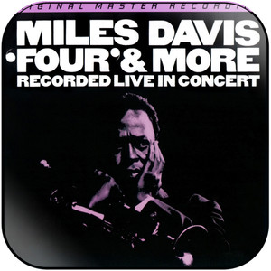 Miles Davis Four More-2 Album Cover Sticker