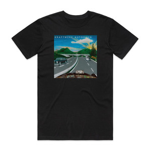 Kraftwerk Autobahn 3 Album Cover T-Shirt Black Kraftwerk Autobahn 3 Album Cover T-Shirt Black